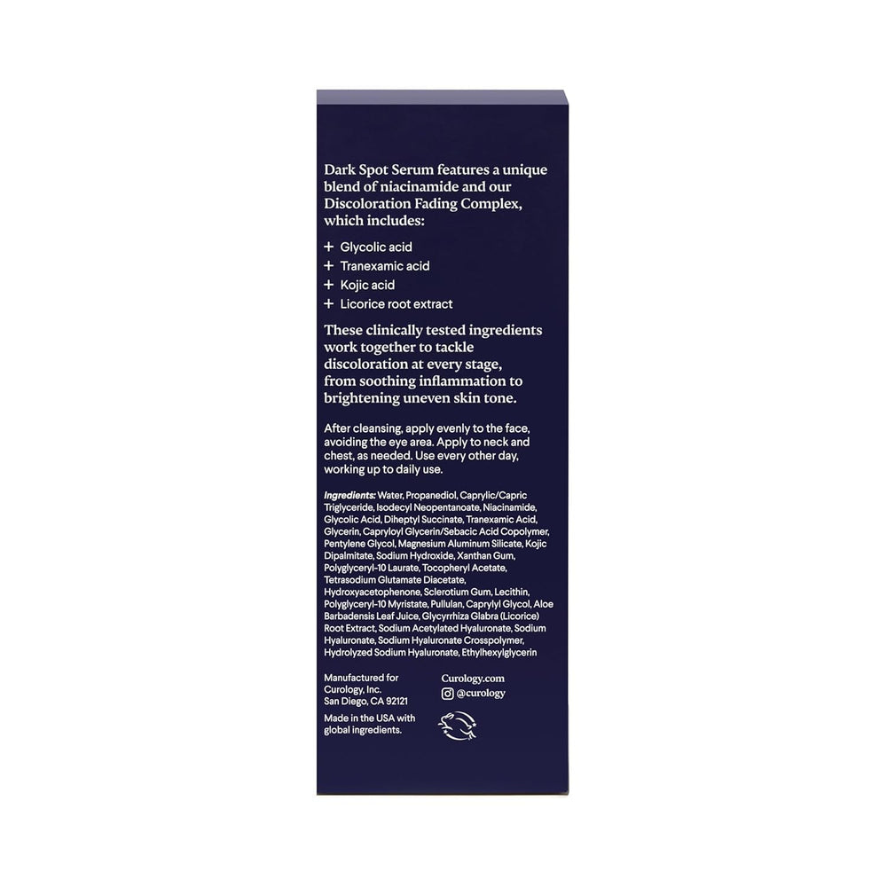 Curology Dark Spot Serum suitable for all skin types including oily skin.