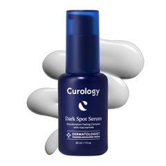 Curology Dark Spot Serum bottle front for at-home discoloration fading.