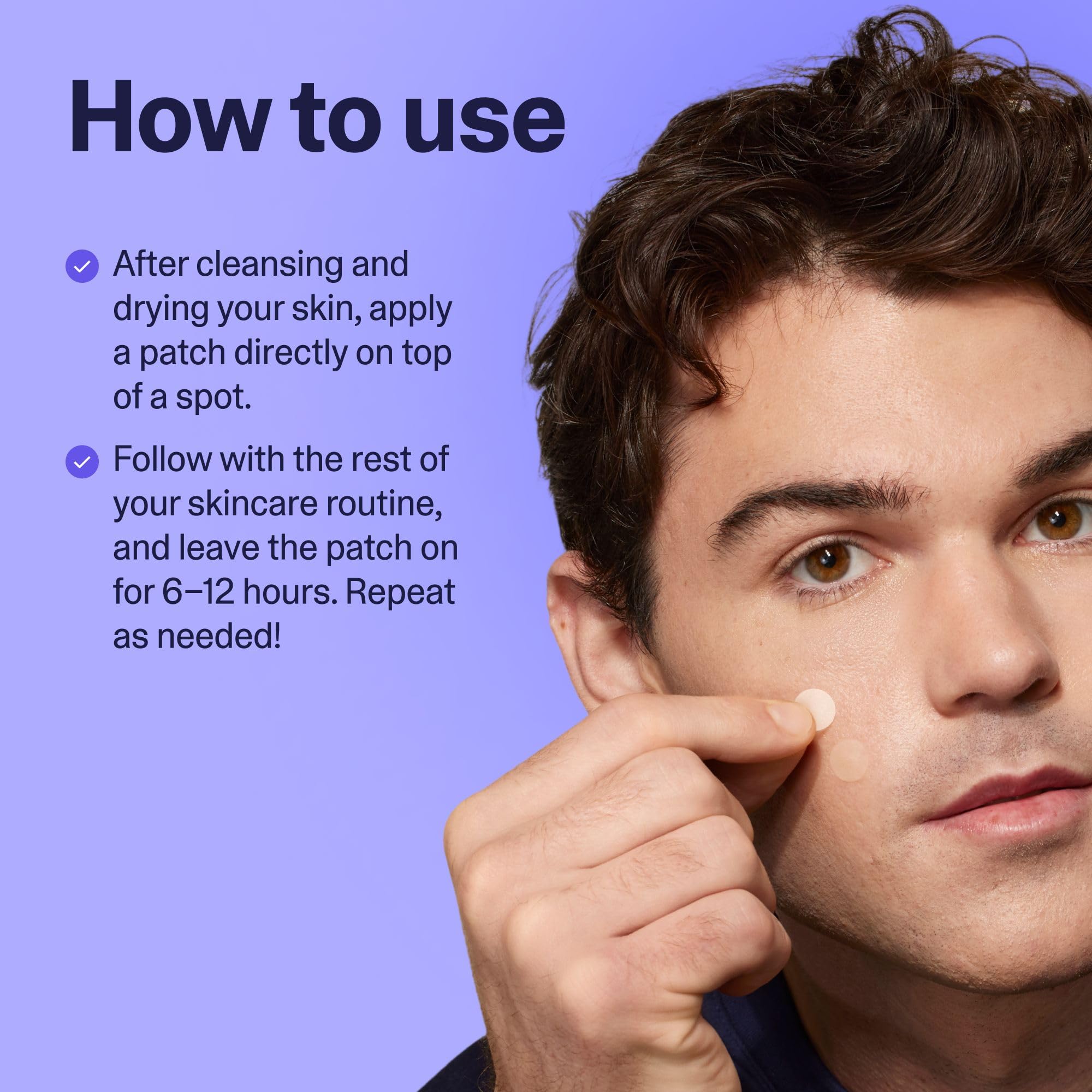 Curology Emergency Spot Patches vegan and fragrance-free formula, dermatologist-tested.