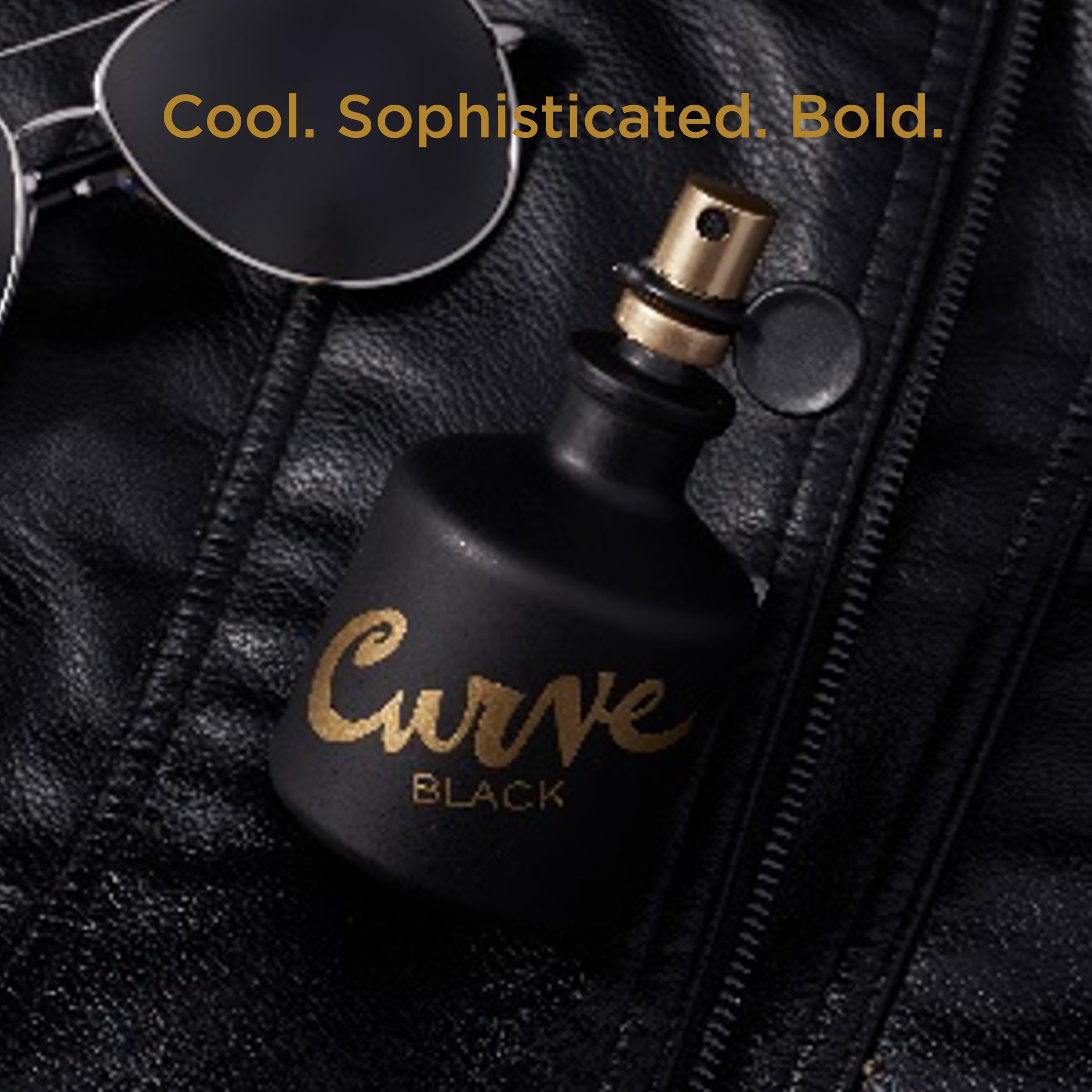 Curve Black on a man night-out look, evoking confidence.