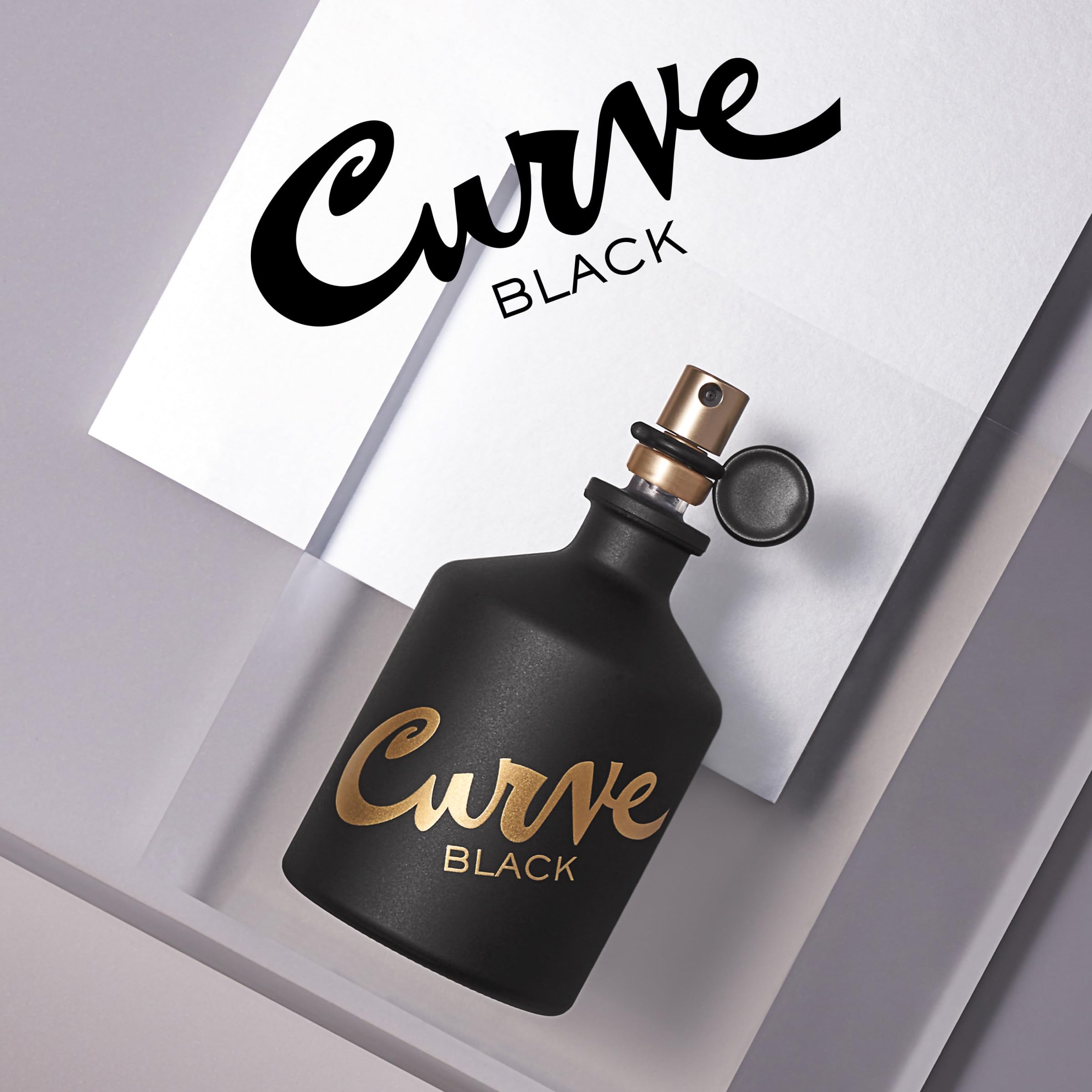 Curve Black leaves a lasting scent trail after evening wear.