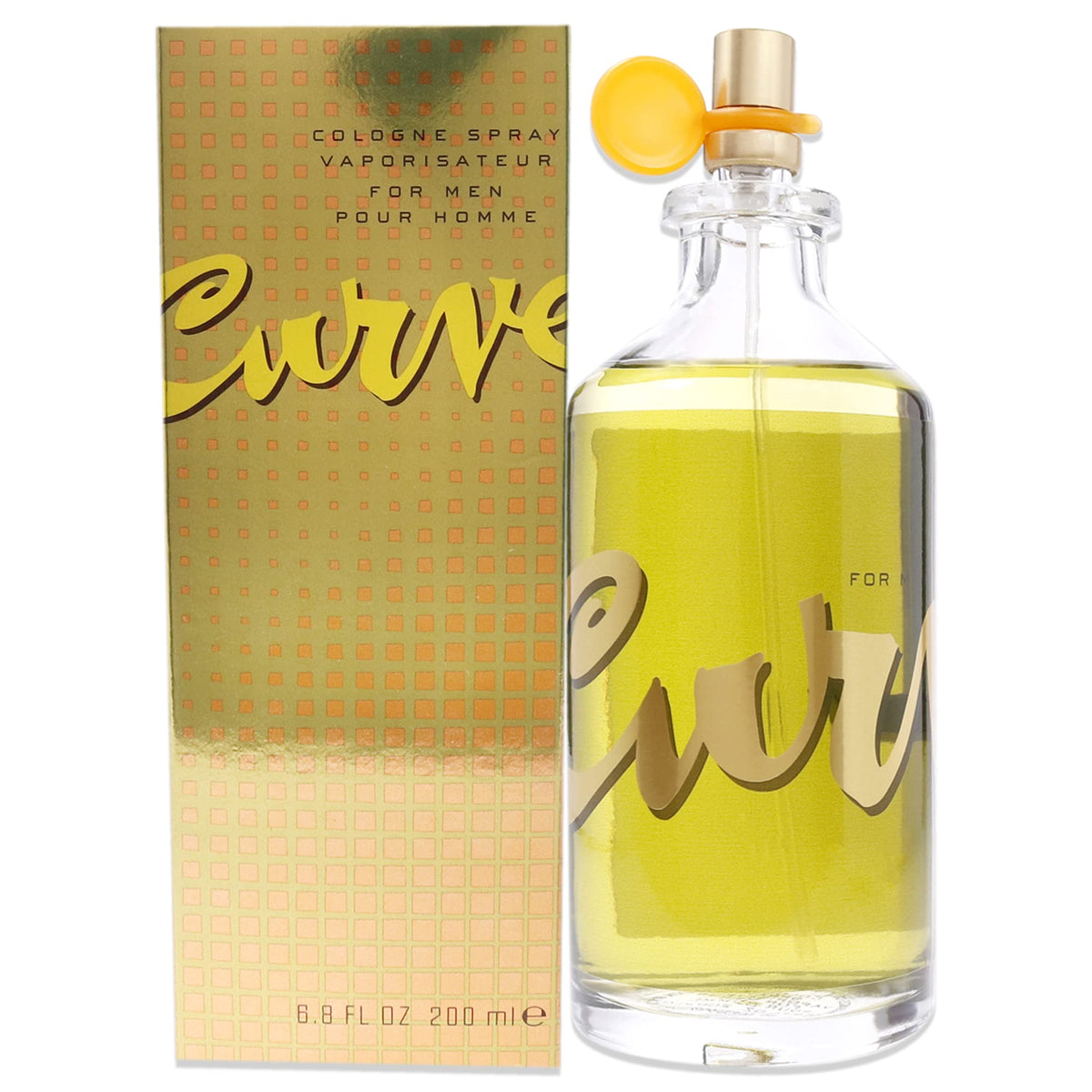 Curve by Liz Claiborne bottle front showcases timeless design for daily grooming and confident presence.