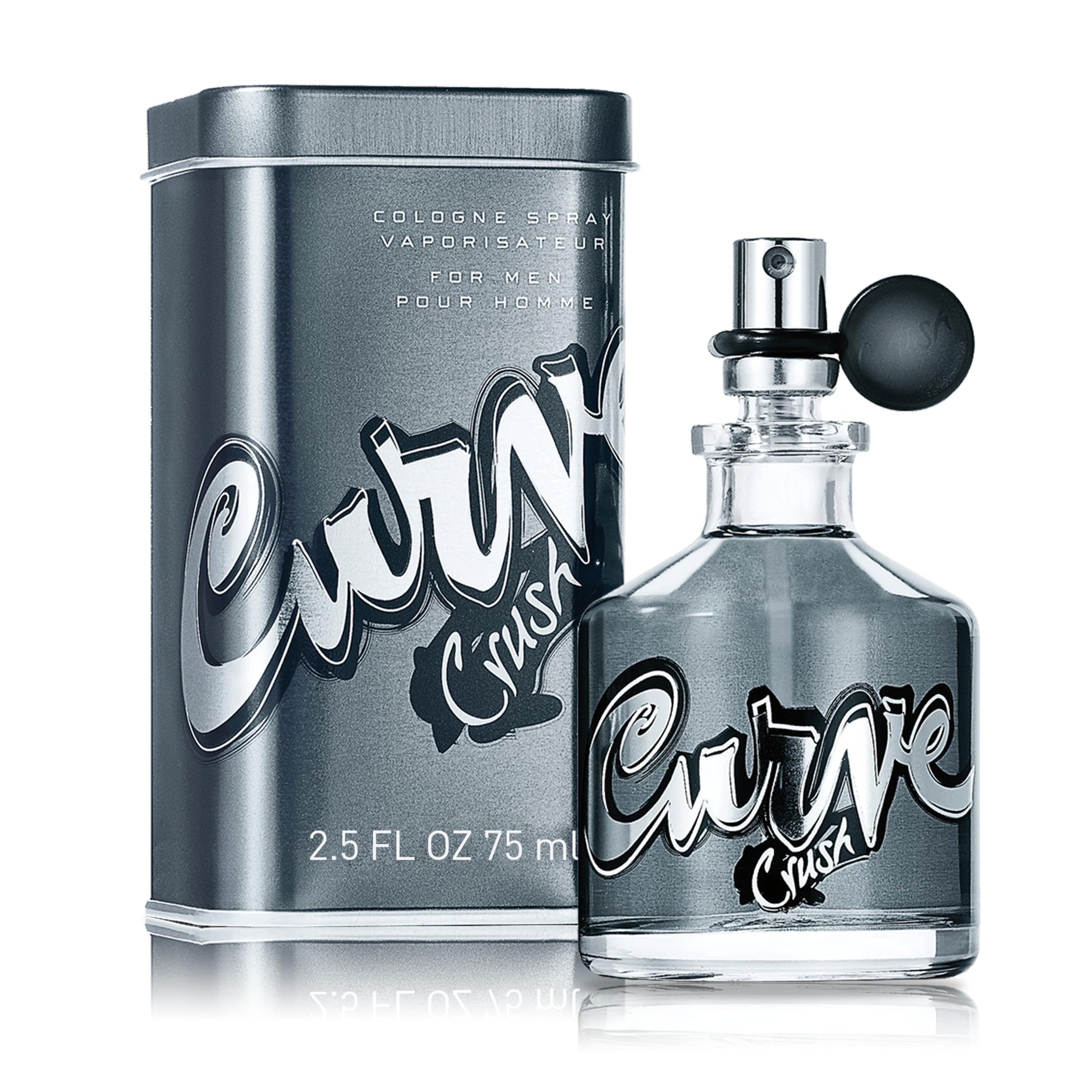 Curve Crush bottle front view for casual day and night fragrance