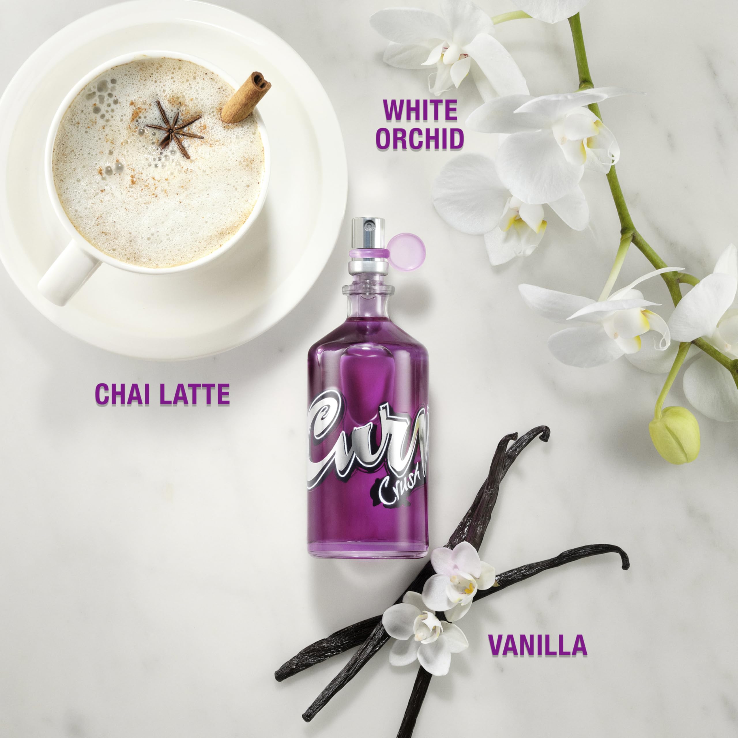 Curve Crush EDT spray action captured for easy application on pulse points