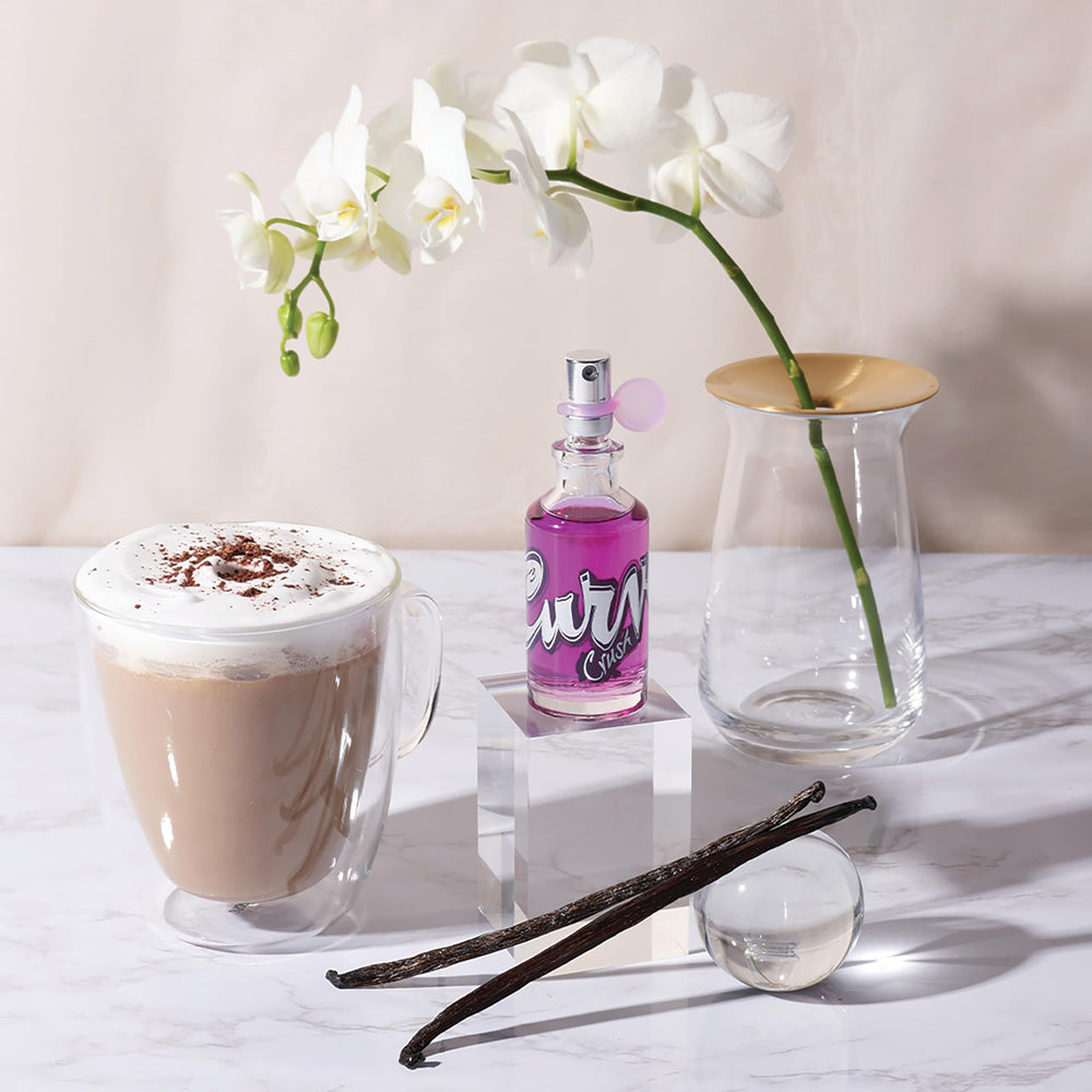 Curve Crush EDT bottle resting on vanity suggesting daily wear confidence