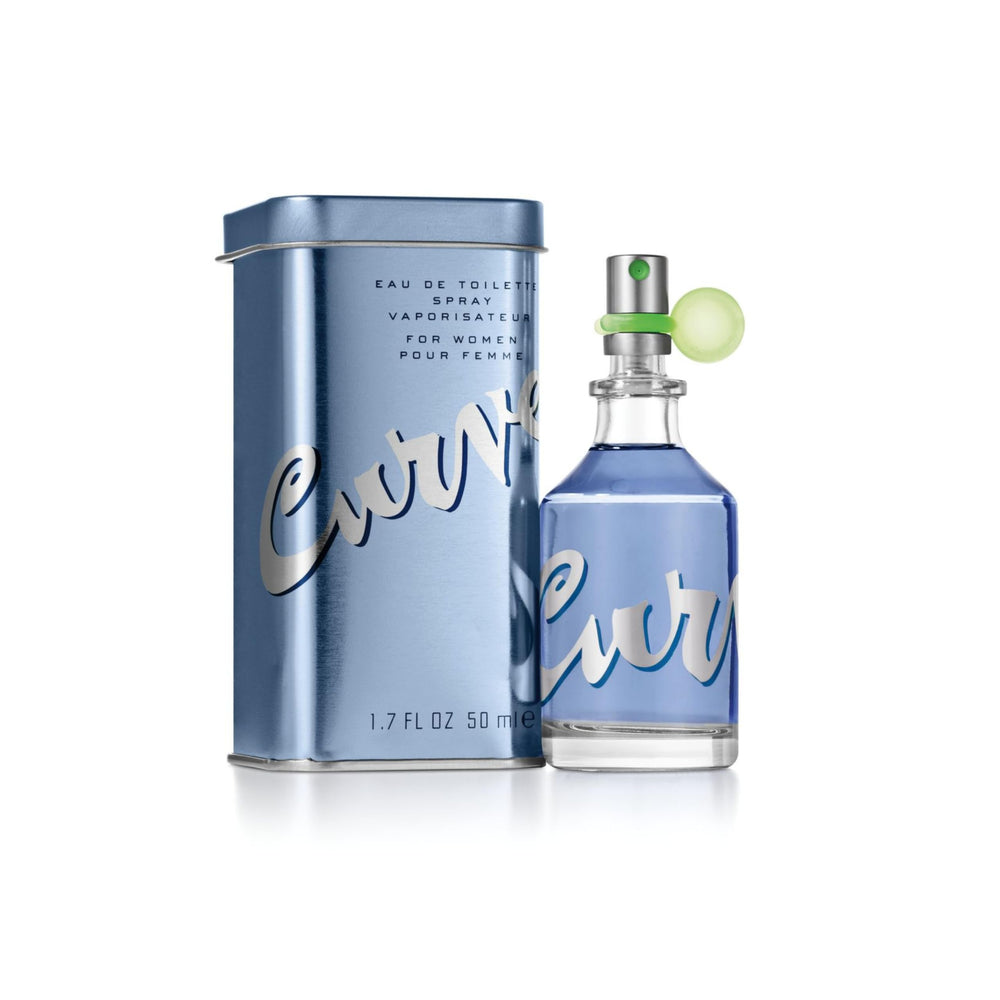 Curve Eau De Toilette packaging box presents a gift-ready fragrance.