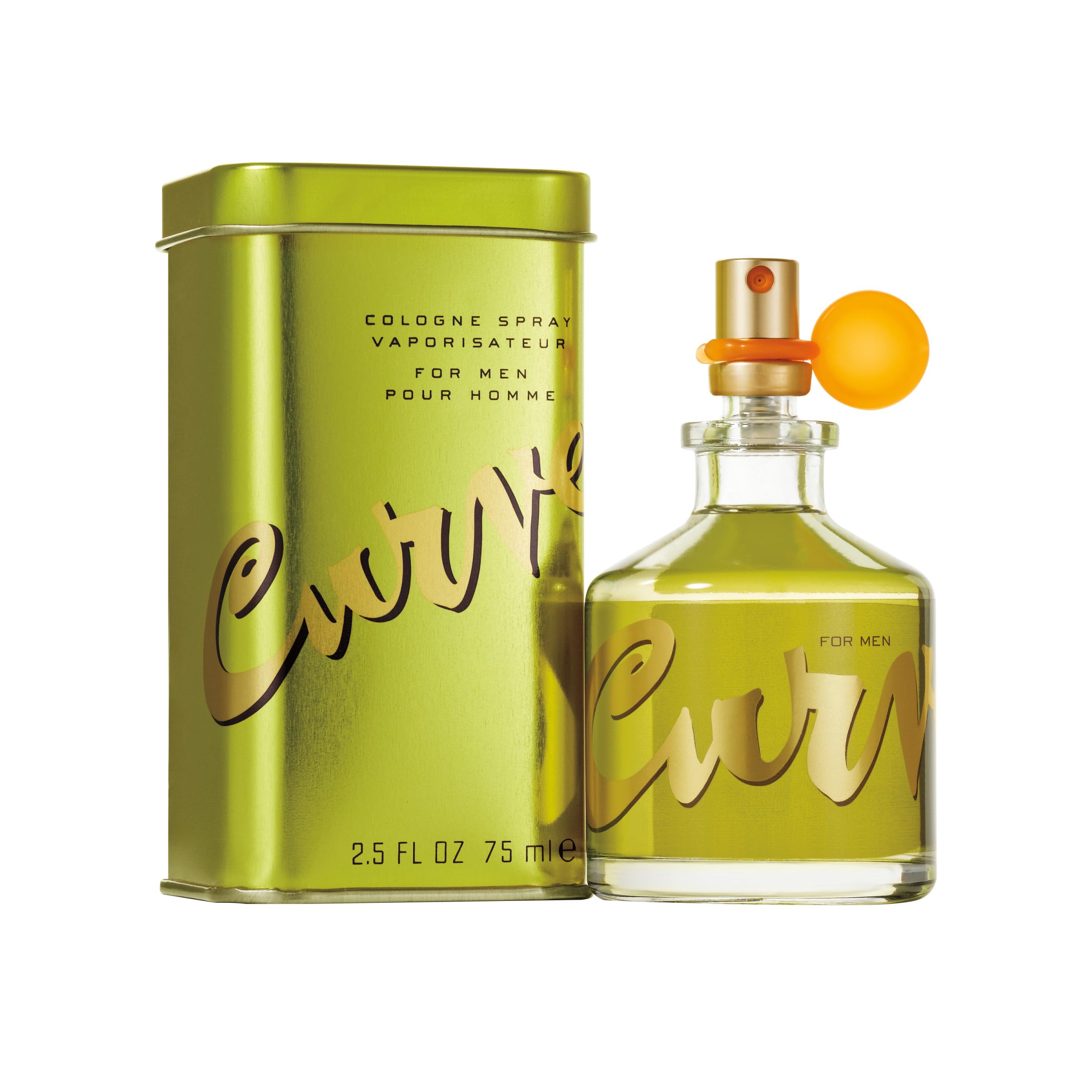Curve Men's Cologne bottle closeup shows a sleek design for daily wear