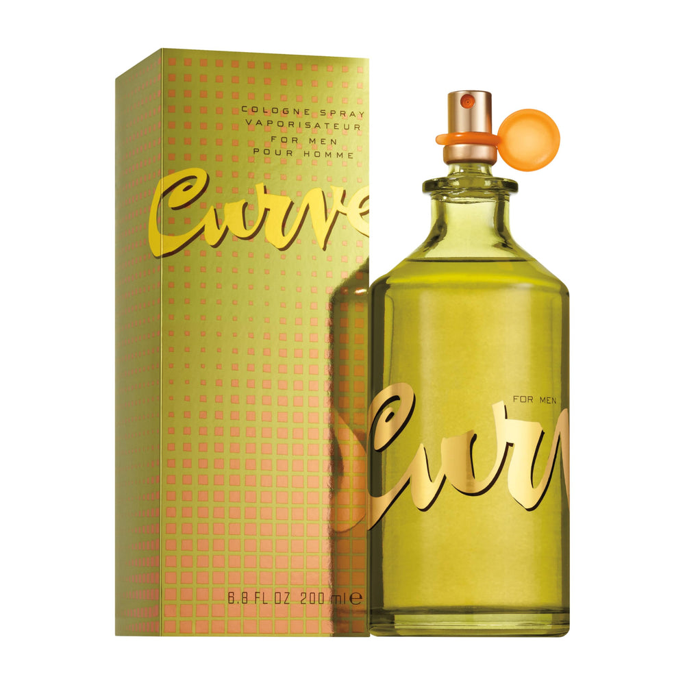 Curve Men’s Cologne bottle front view highlights premium design for daily wear