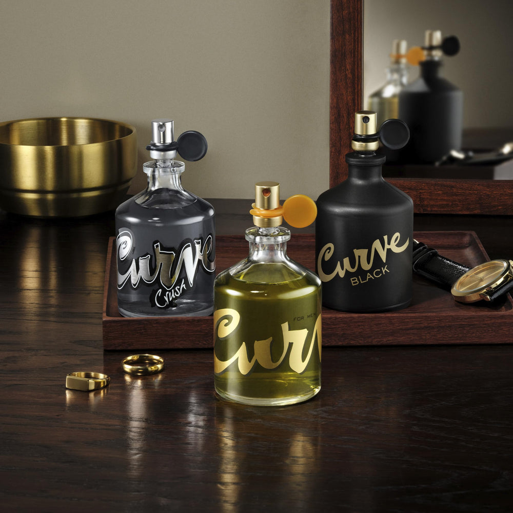 Curve Men’s Cologne lifestyle shot suggests versatility for work and evenings