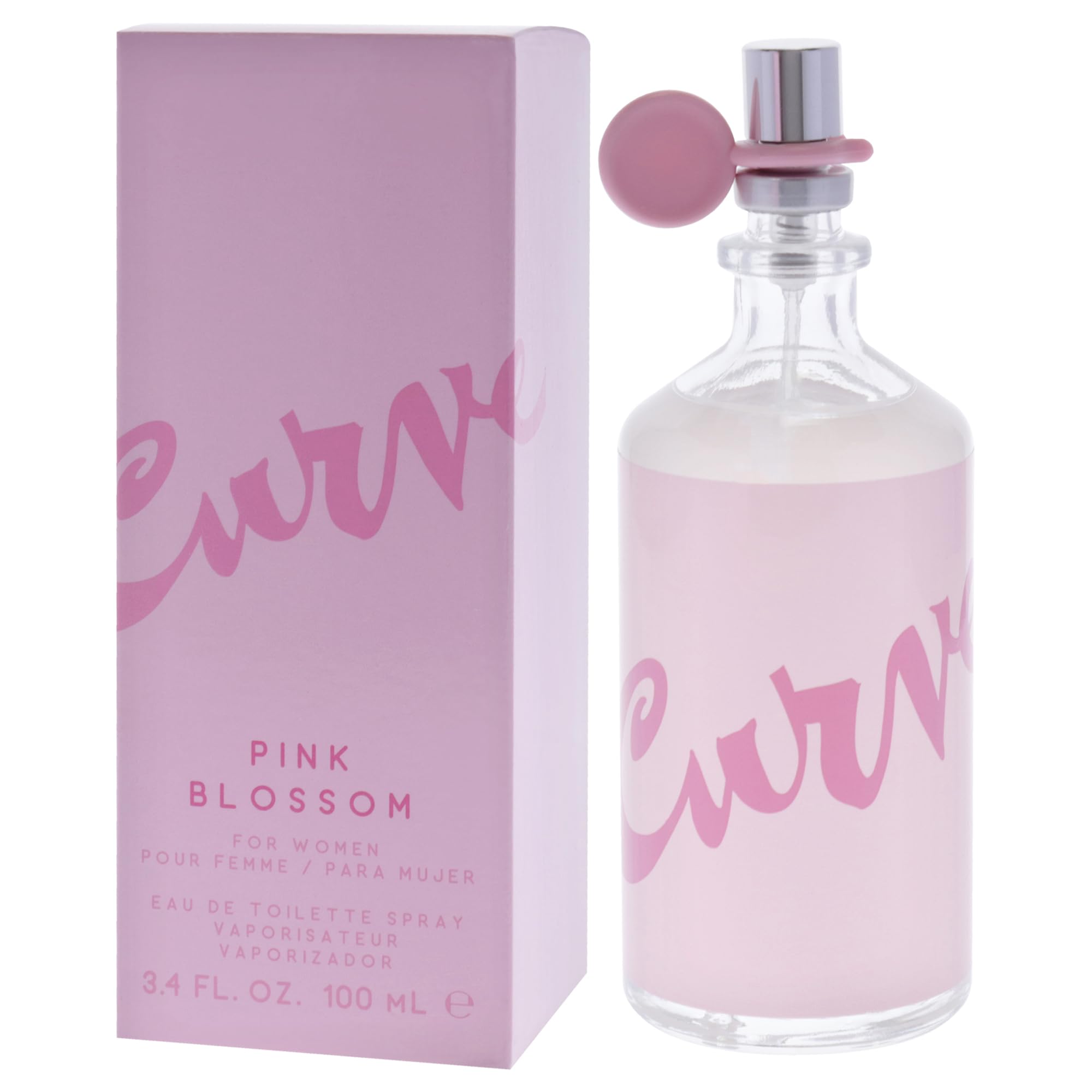 Closeup of Curve Pink Blossom flowers captures the fresh, romantic notes.