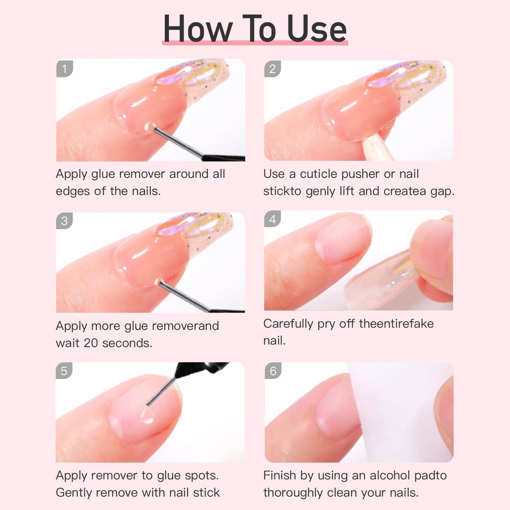 Curvlife complete nail-application kit laid out for DIY use.