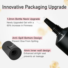 Curvlife glass cuticle pusher: dual-ended tool for clean prep