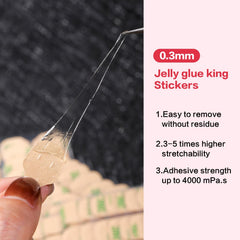 CurvLife high polymer nail glue close-up highlighting flexible adhesion for daily use.