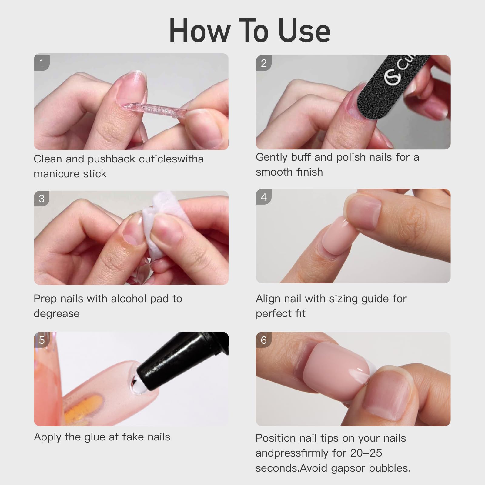 CurvLife file and cuticle stick with storage box, tidy manicure tools.