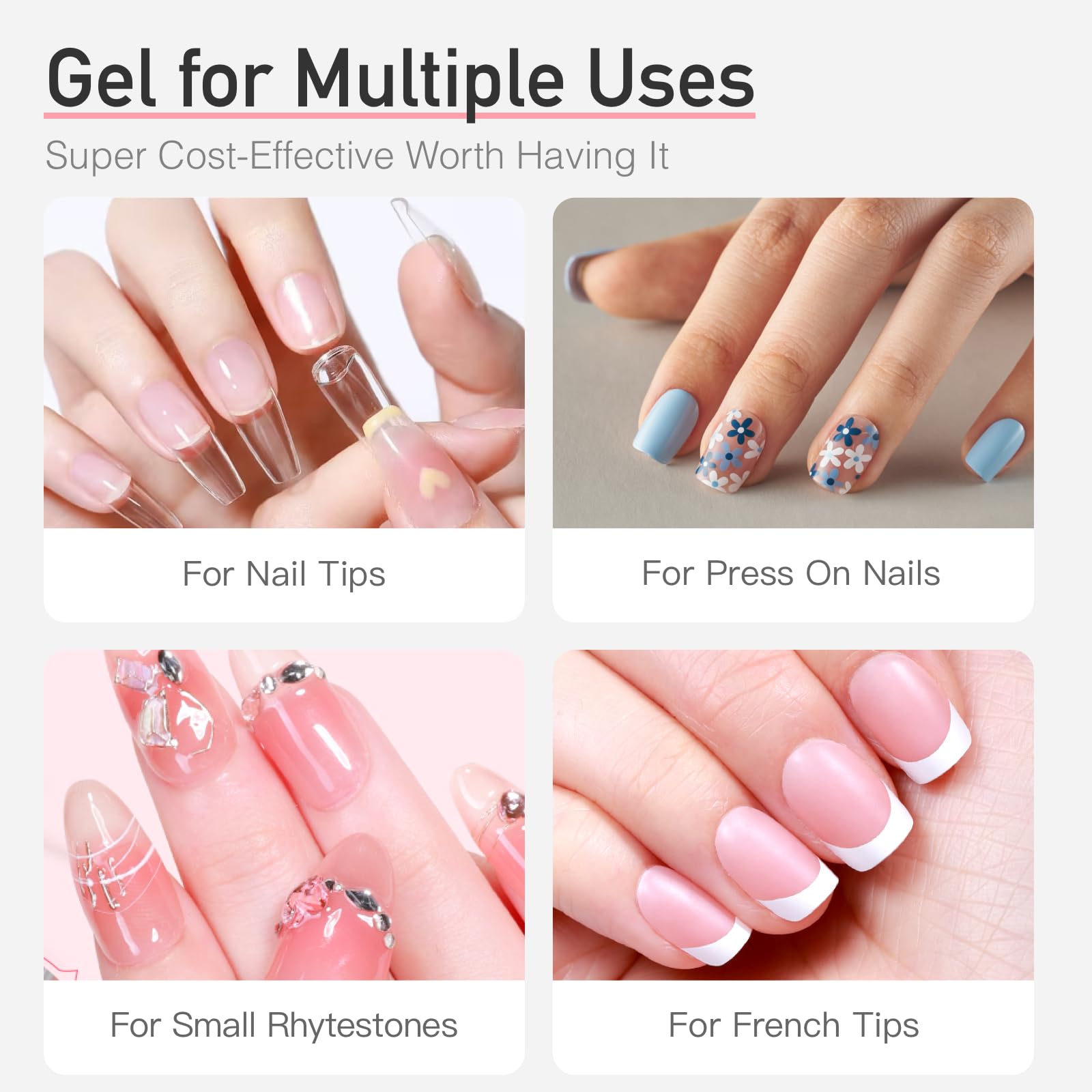 CurvLife tube next to a ruler and nails showing 15g size for multiple applications