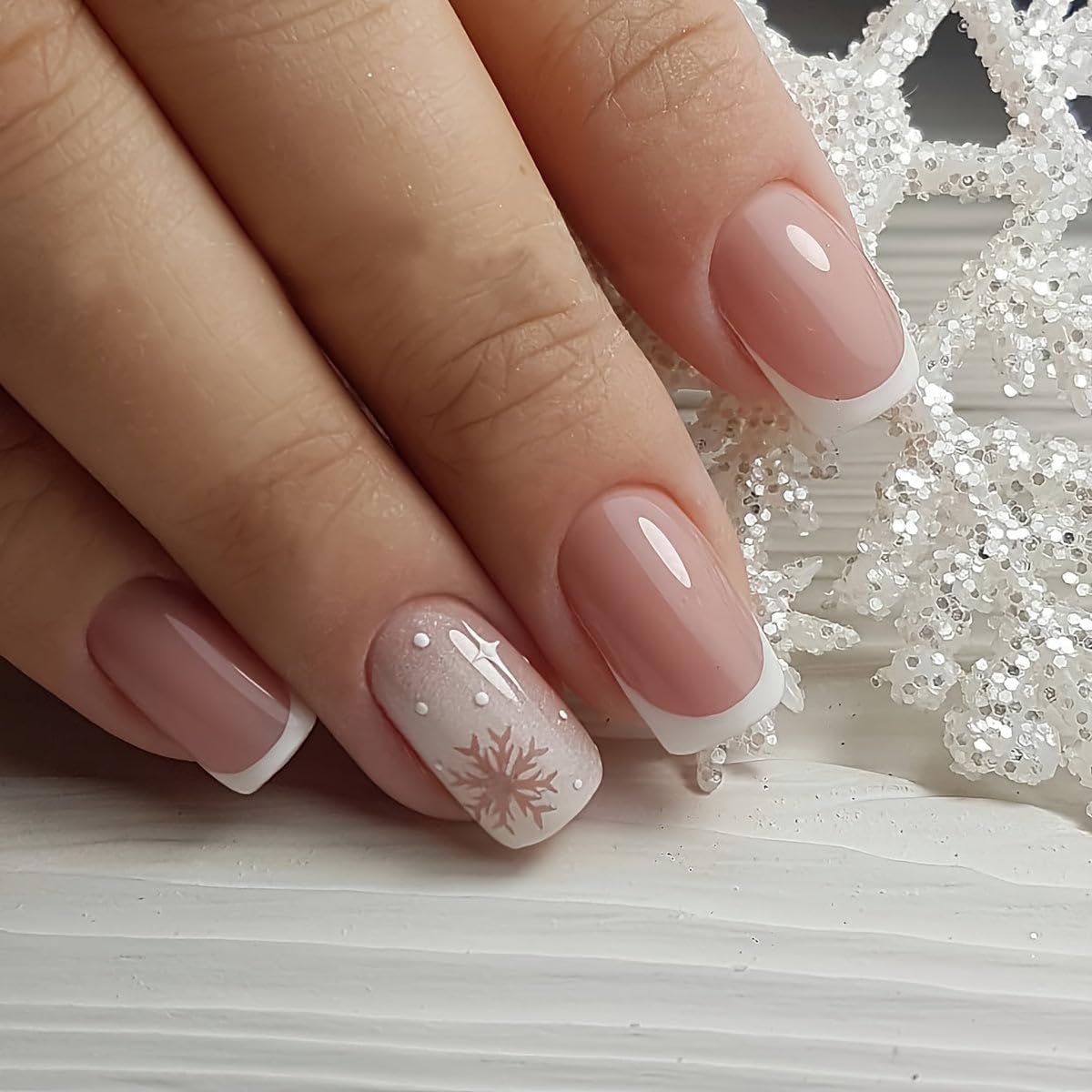 Curvlife Soft Gel Press On Nails natural fit closeup highlights flexible comfort for everyday wear