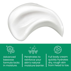 Cutemol Emollient Cream hand-application close-up, soothing relief for rough knuckles.