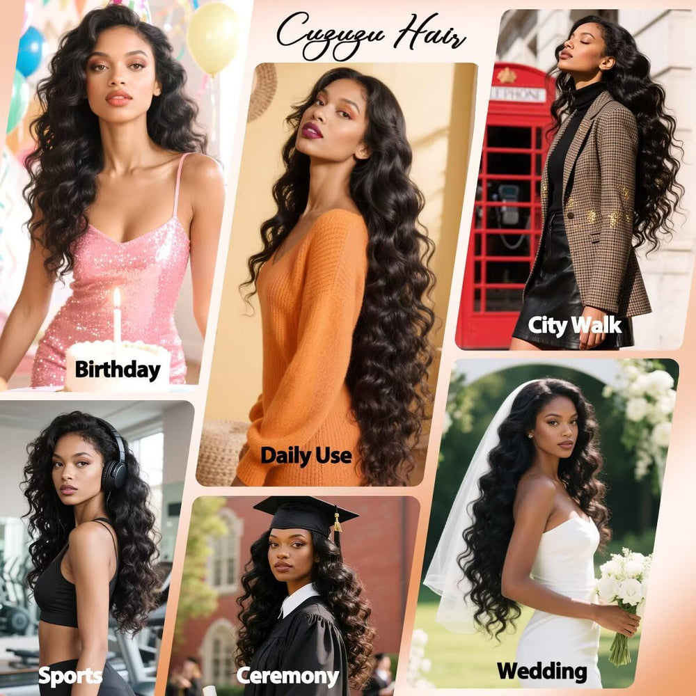 Cuzuzu quick weave bundles 18-24 inch on-display suggests fast full-head looks