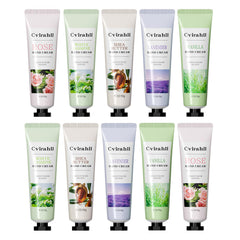 Cvirahll 10-pack hand cream set front view, gift-ready collection.