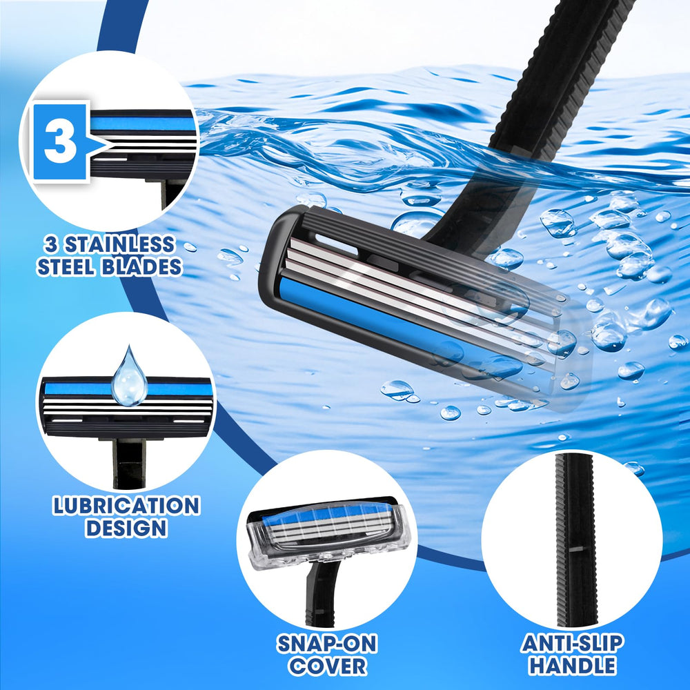 CXYARY stainless steel blades are durable and water-resistant for repeated use.