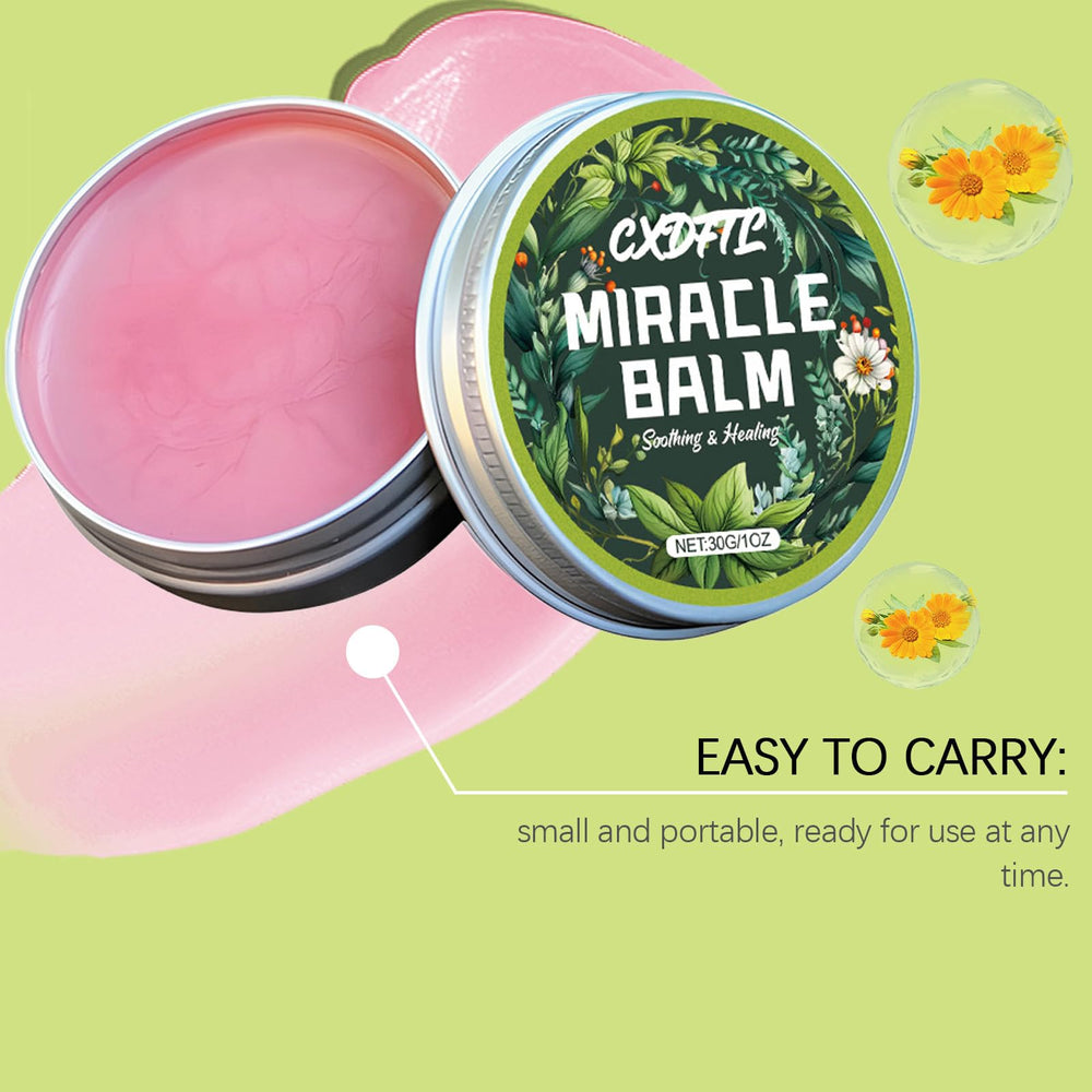 CXDFTL Miracle Balm being applied to arm for everyday comfort