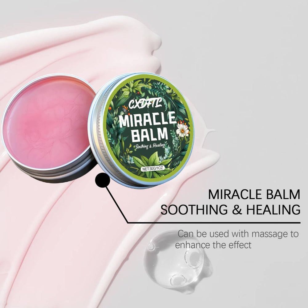 CXDFTL Miracle Balm applied to leg highlighting long-lasting comfort