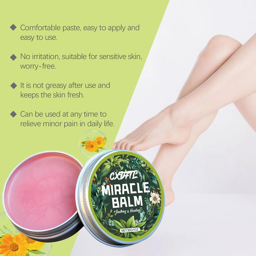 CXDFTL Miracle Balm side view of compact container for portability