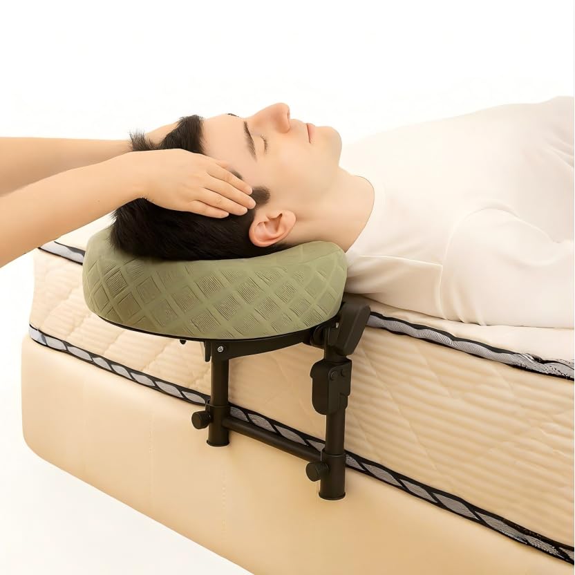 Cxgros under-mattress support base provides stable bed-based massage foundation.