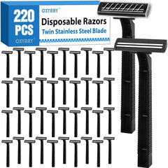 CXYARY bulk-pack twin-blade razors for home and travel use.