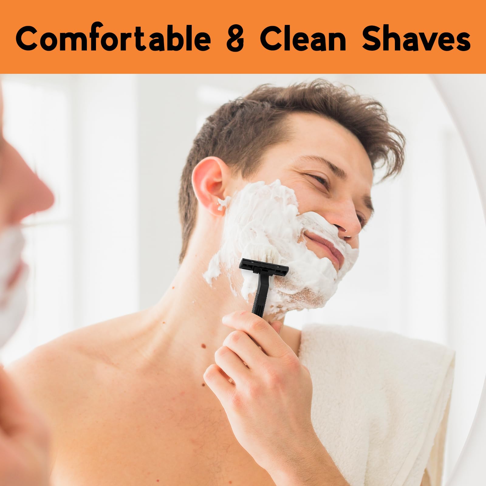 CXYARY stainless steel blade razor demonstrating water resistance and durability.