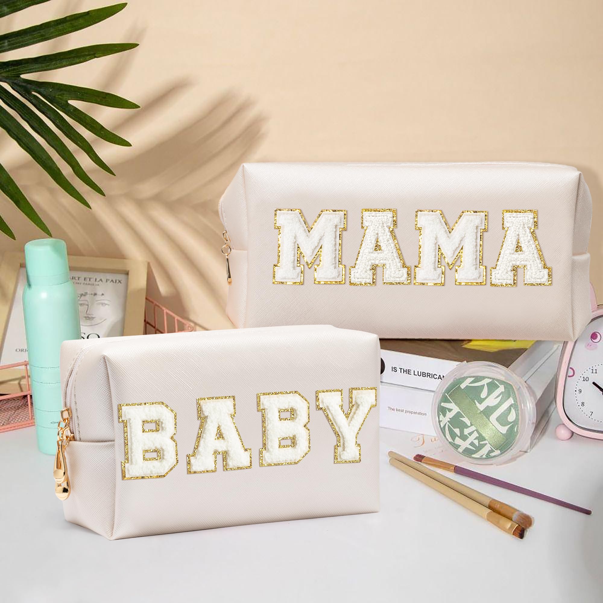 CY2SIDE baby patch letters with chenille detail offer a cute gift-ready look.