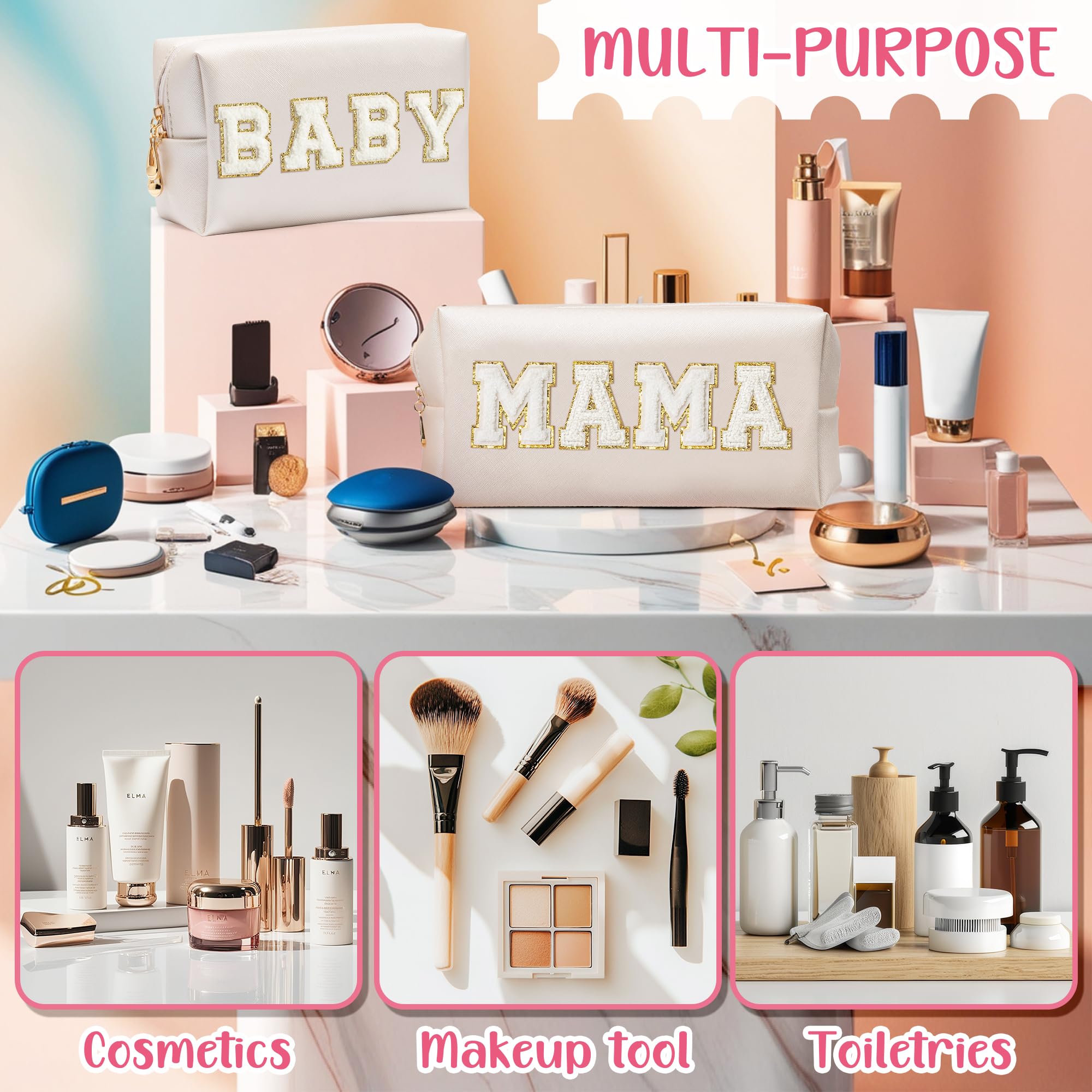 CY2SIDE two-piece set doubles as travel organizers for mom and baby.