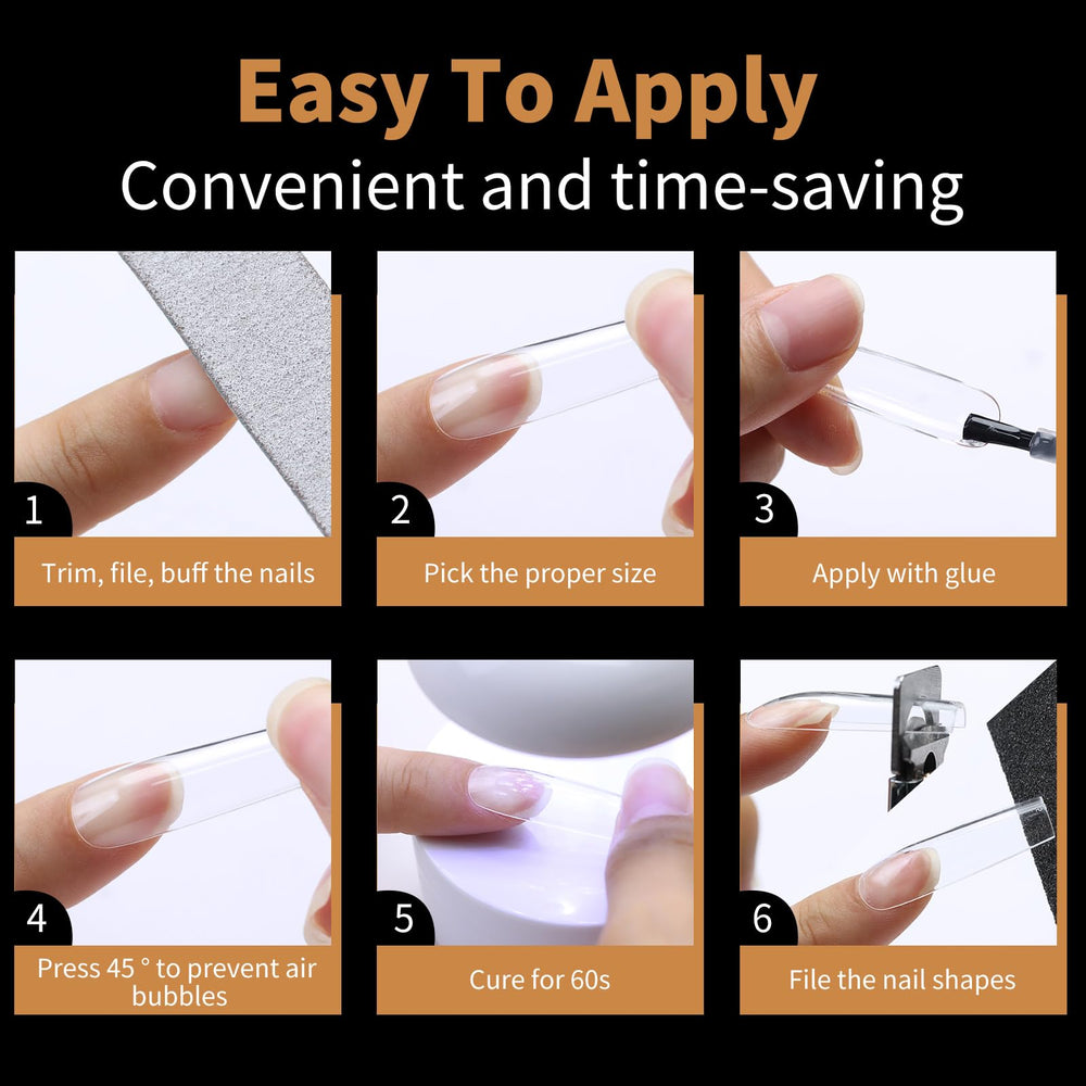 Cycullinyt easy-to-use pre-shaped tips save time on application.