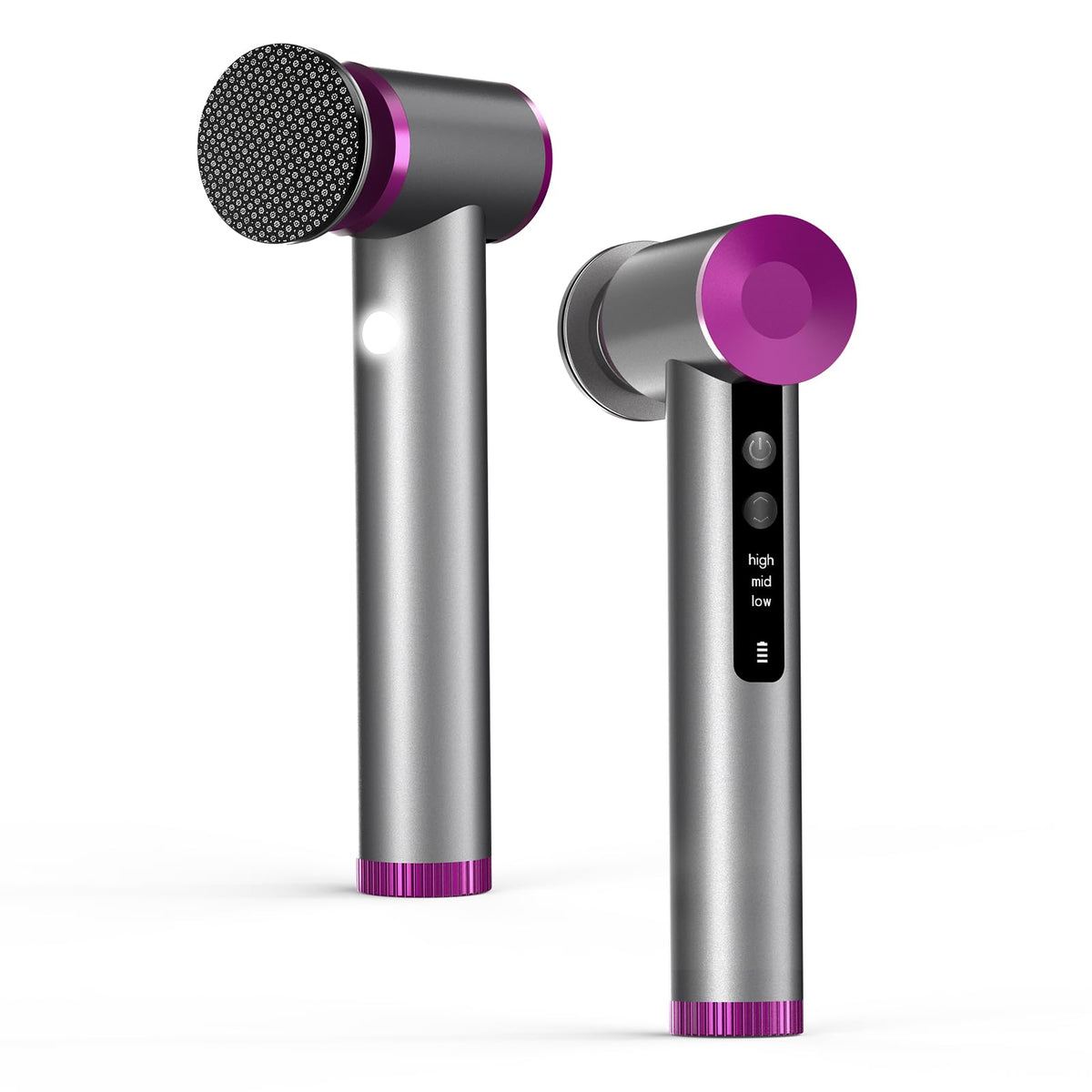 CYFERUY electric callus remover front view highlighting ergonomic design for comfortable grip