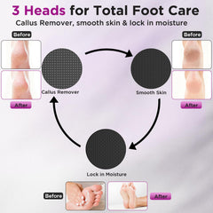 CYFERUY nano glass heads interchangeable for different callus levels