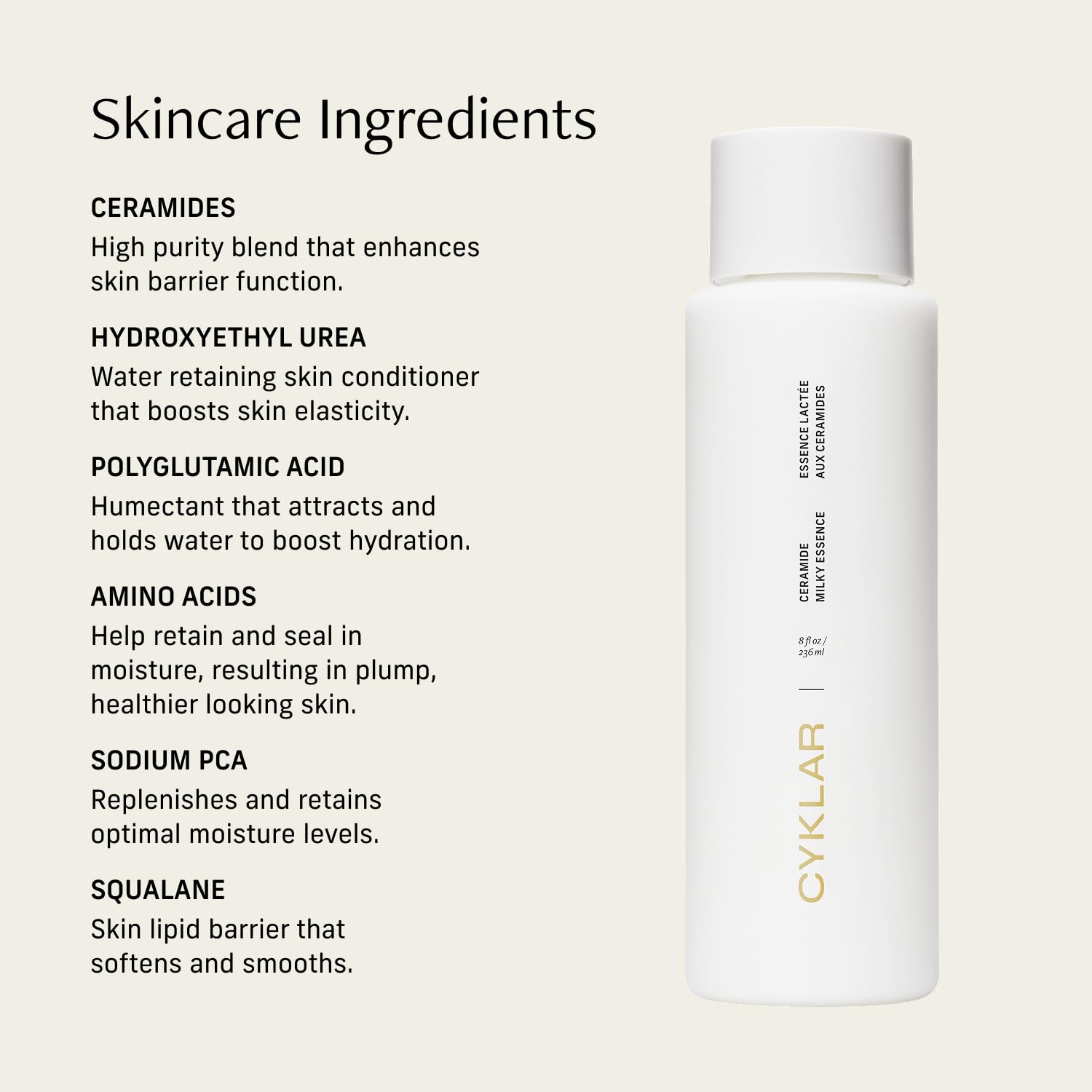 Body-care routine with CYKLAR moisturizer layering with other creams for daily hydration.