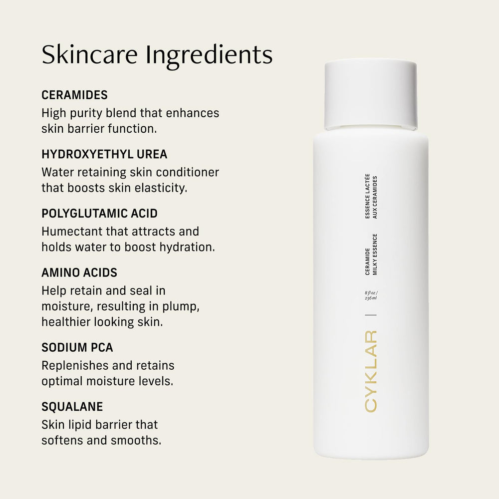 Body-care routine with CYKLAR moisturizer layering with other creams for daily hydration.
