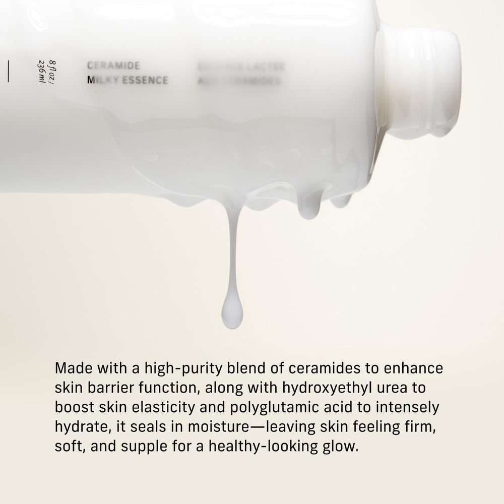 CYKLAR ingredient graphic highlights ceramides, polyglutamic acid, and urea for hydration.