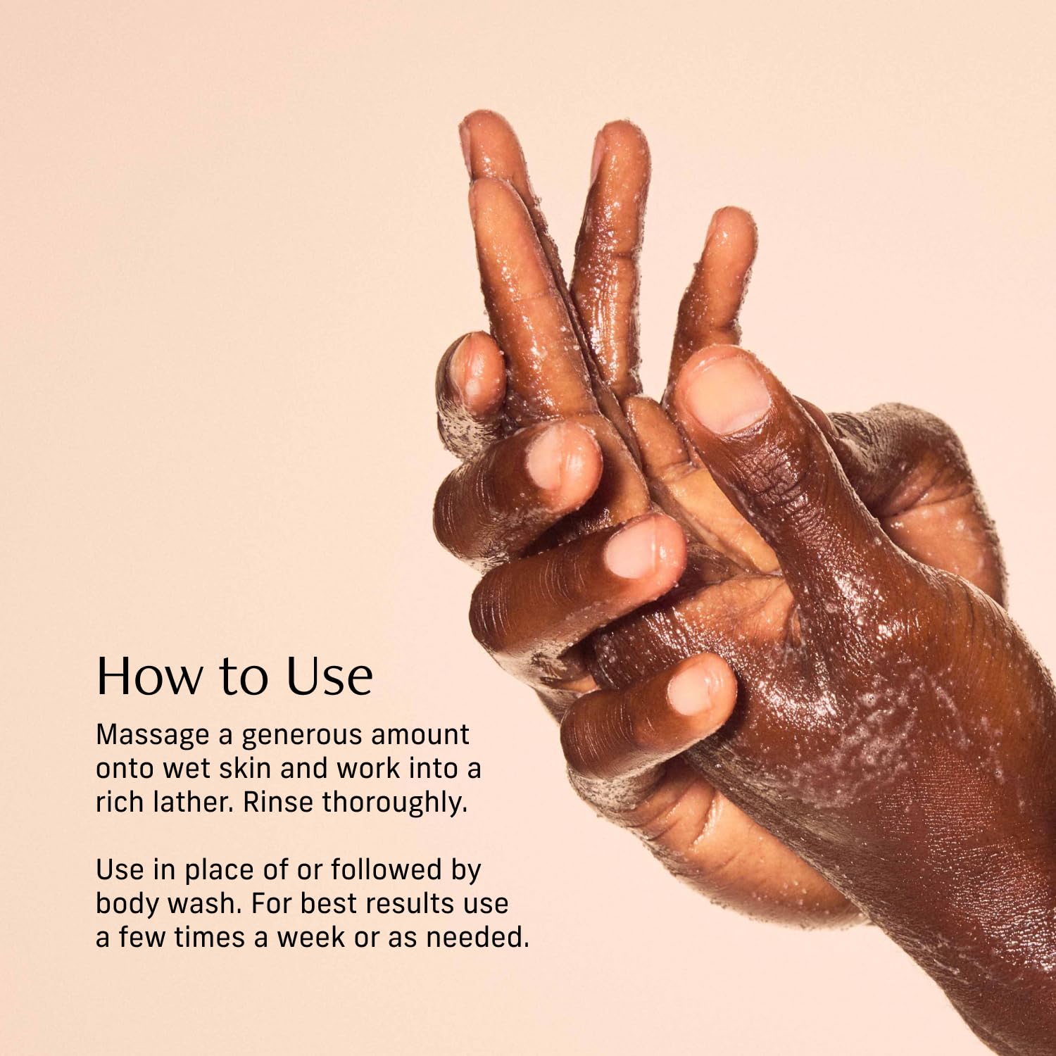 CYKLAR fragrance-free packaging emphasizes skin-friendly exfoliation option.