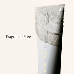 CYKLAR Cyklar glycerin droplets visible for hydrating touch after exfoliation.