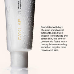 CYKLAR Cyklar pumice texture close-up highlighting physical exfoliation action.