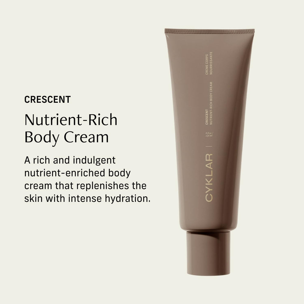 CYKLAR nutrient-rich body cream rich texture swatch demonstrates thick, fast-absorbing hydration.