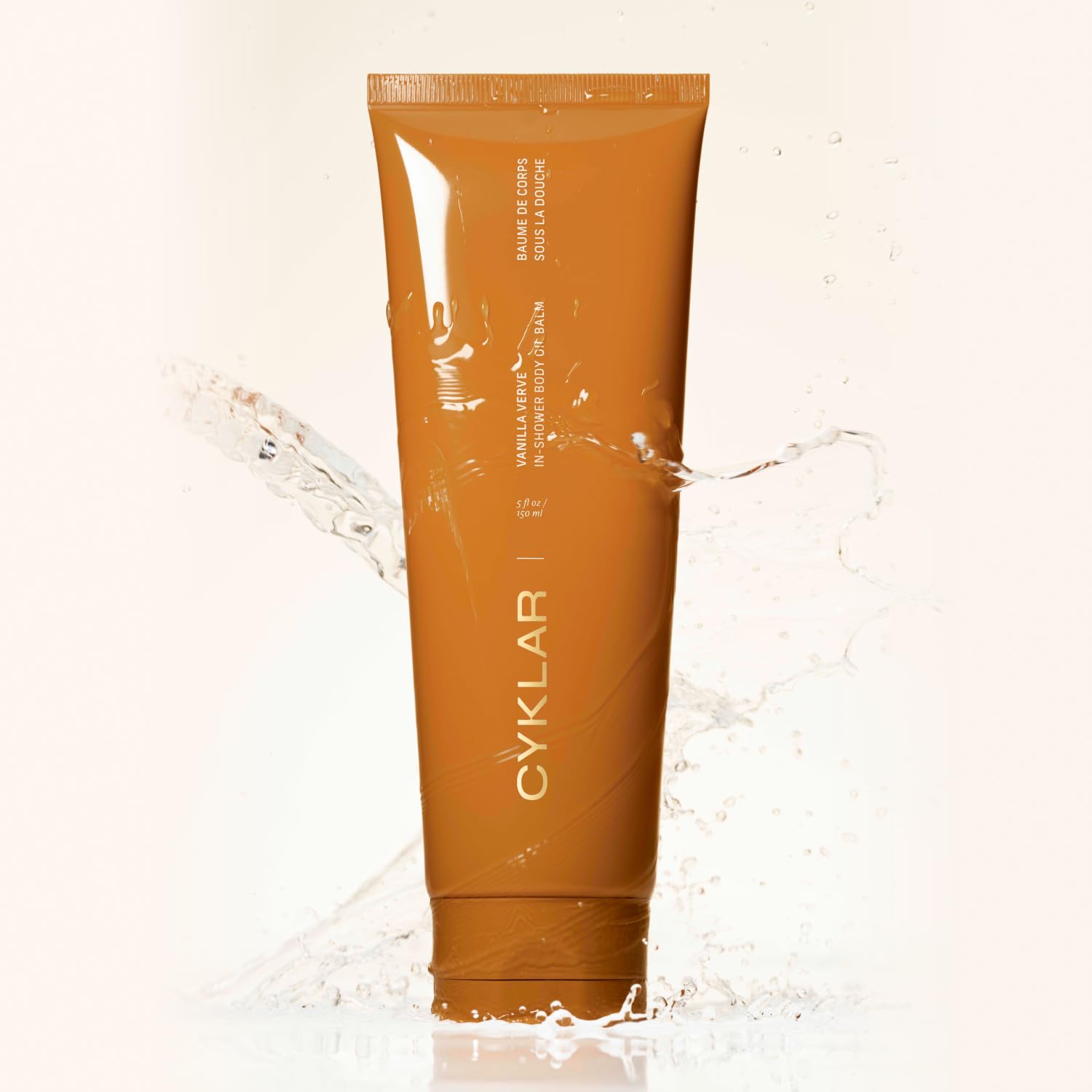CYKLAR Vanilla Verve ritual in a spa-like bathroom scene