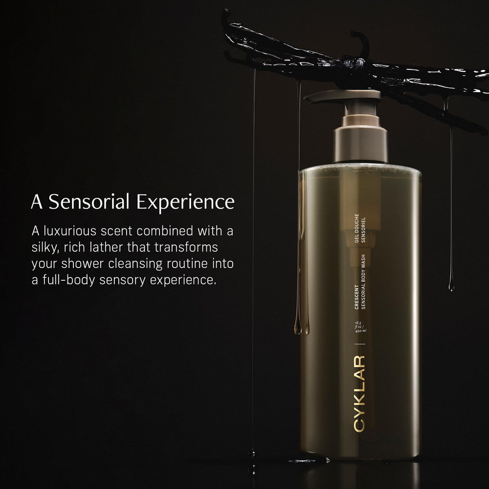 CYKLAR Shower Scene Nourishing Routine captures a spa-like self-care moment