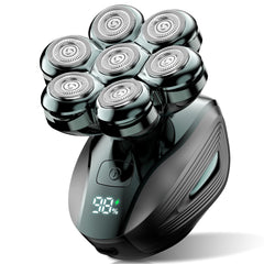 Cyruzi head shaver with magnetic detachable head enables quick, hygienic cleaning.