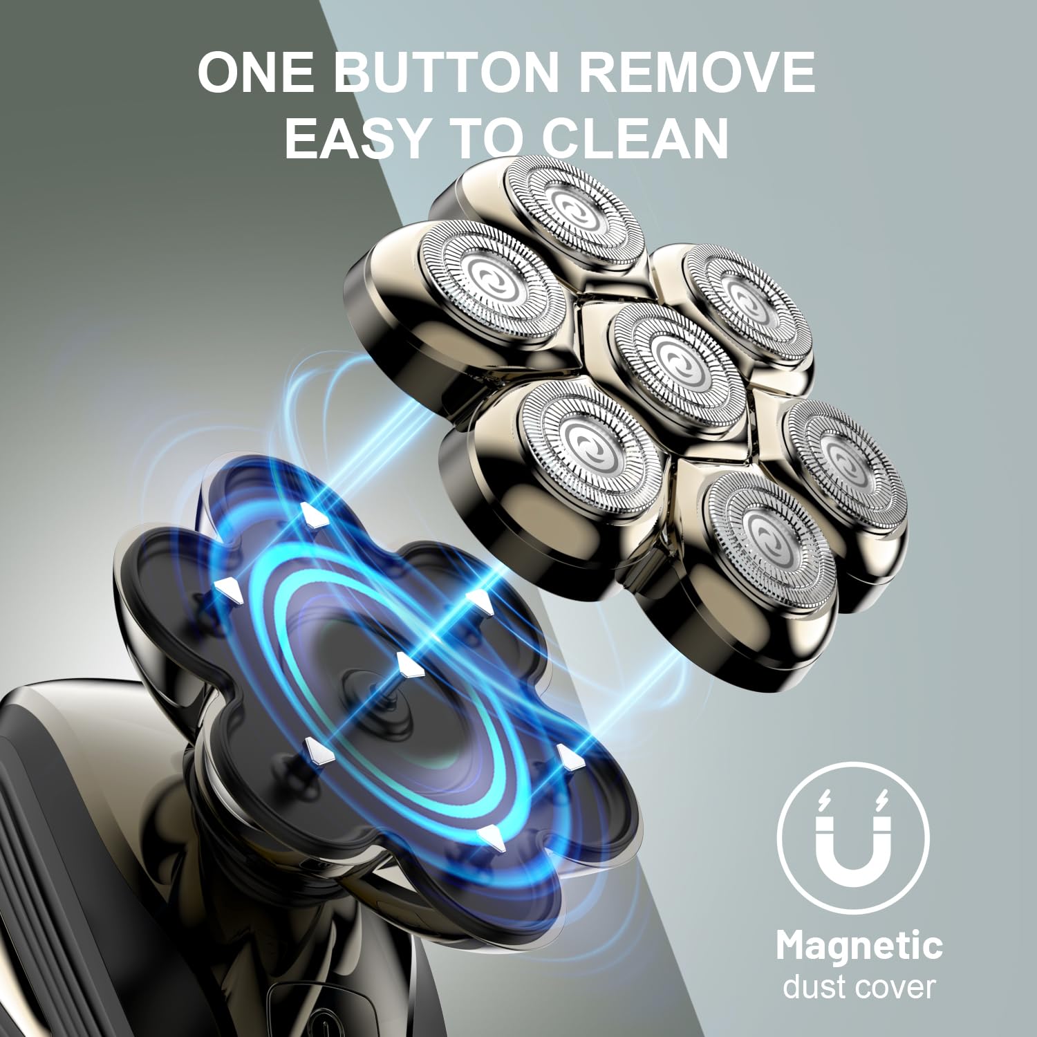 Cyruzi ergonomic grip delivers comfortable control during hard-to-reach areas