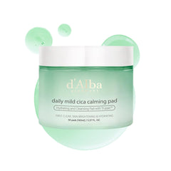 d-alba Piedmont Daily Mild Cica Calming Pad packaging to promote soothing routine