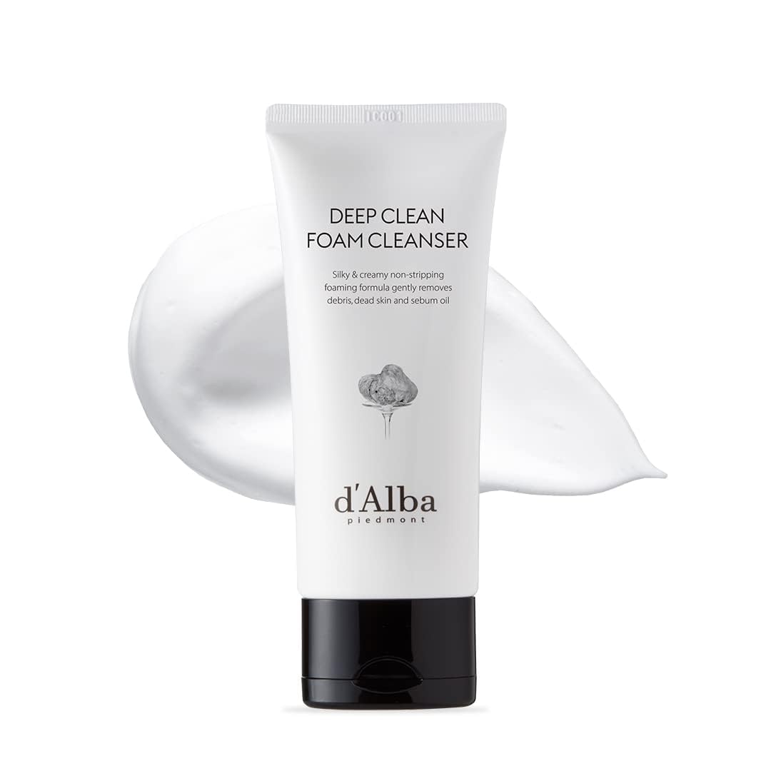 d'alba Piedmont deep foam cleanser bottle offering gentle cleansing for all skin types.