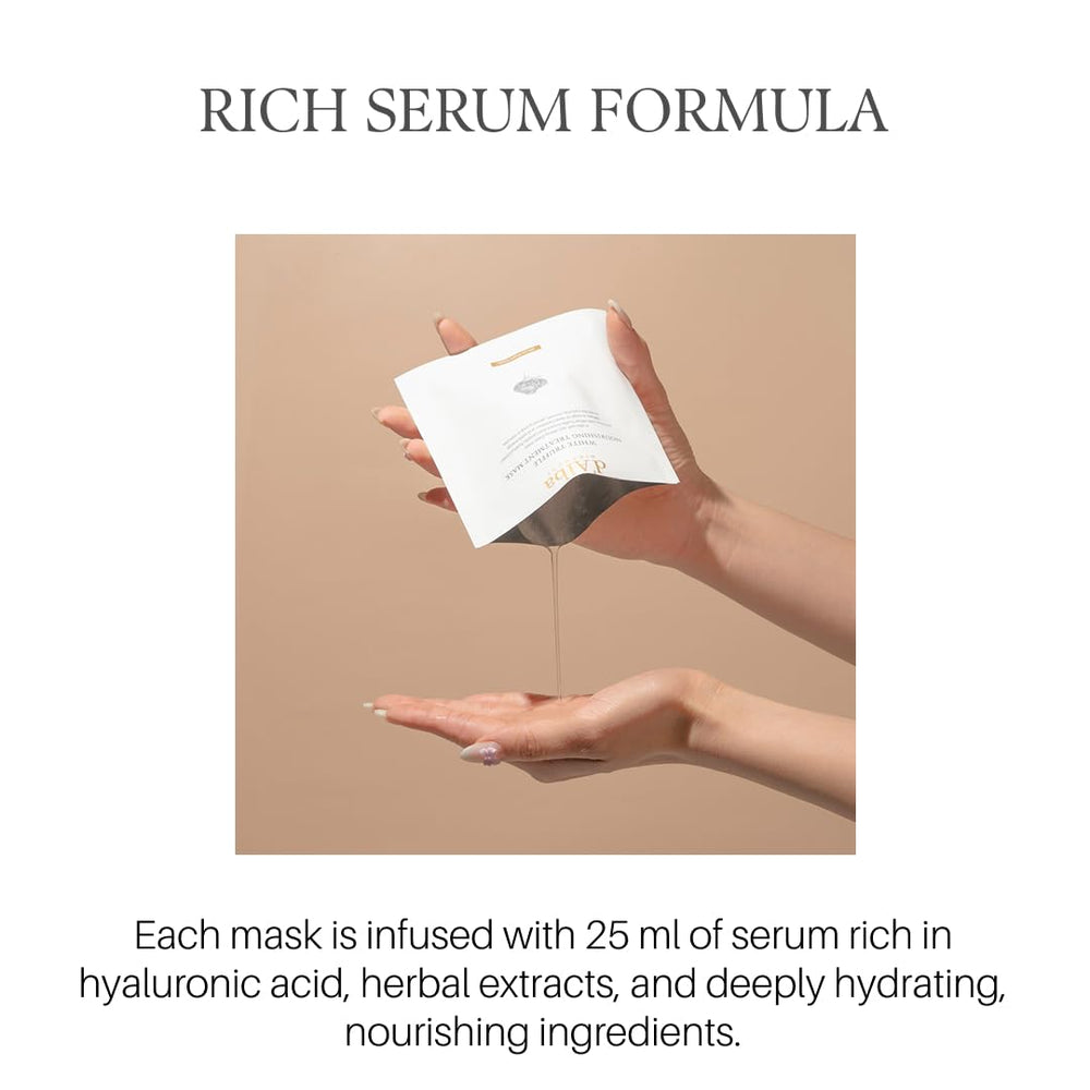 D'alba Piedmont truffle mask hyaluronic-acid blend close-up conveys deep hydration