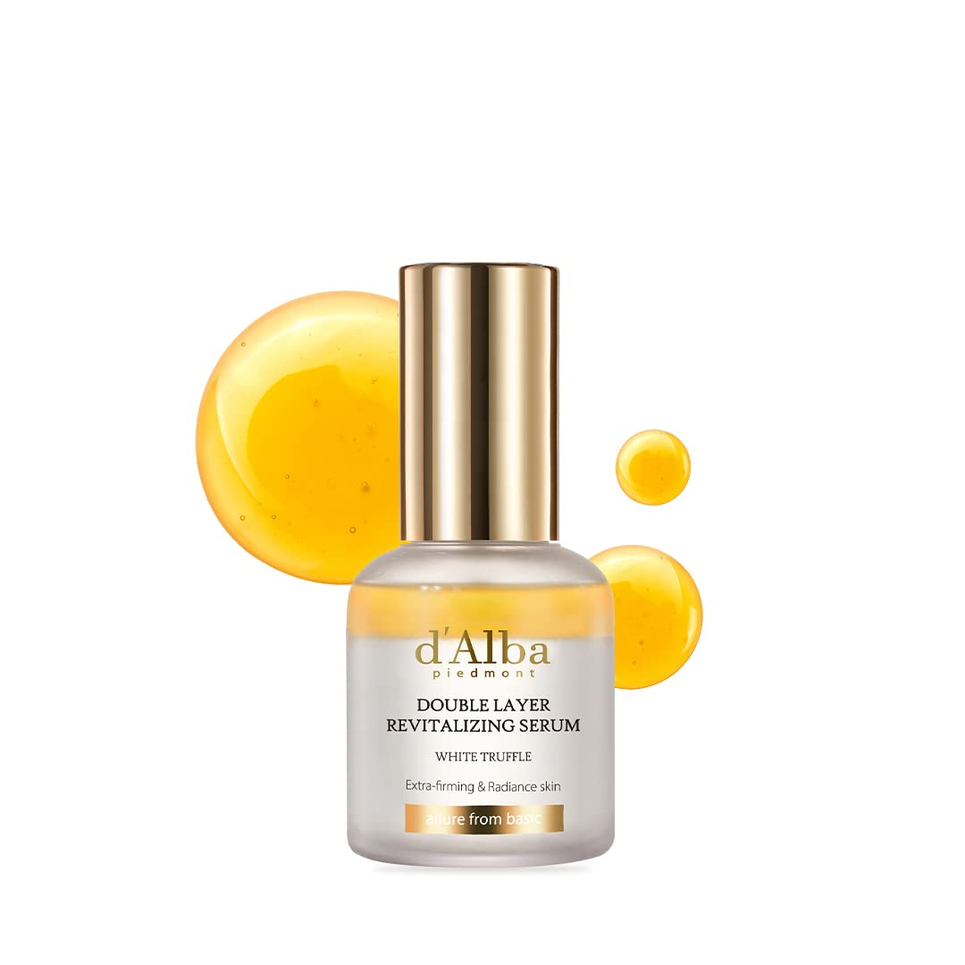 d'alba Piedmont truffle serum bottle front for lasting hydration and glow
